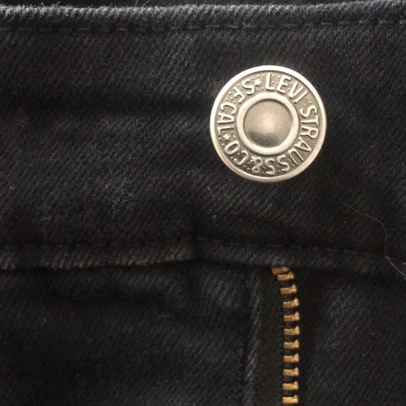 LEVI’S 721 High Rise Skinny stretchy Black Denim Jeans - Picture 9 of 11